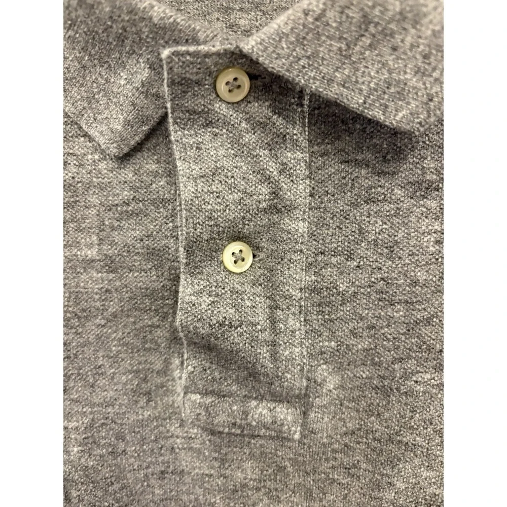 Polo Ralph Lauren Custom Fit Polo Shirt Men's XXL Gray Short Sleeve Pony Logo